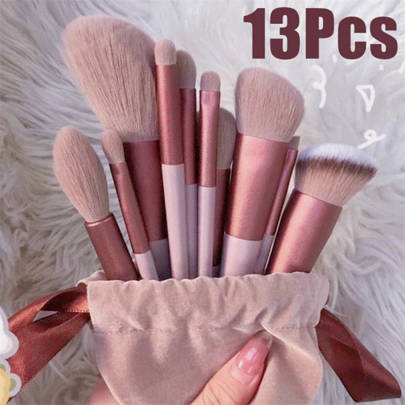 13-Piece Professional Makeup Brushes