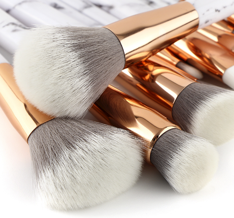 11 sets marble makeup brush