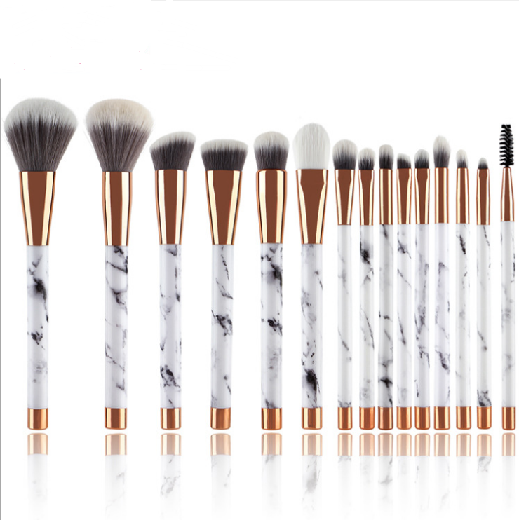 11 sets marble makeup brush