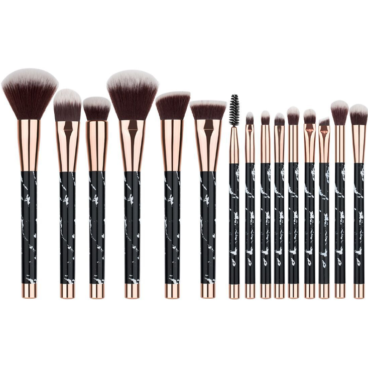 11 sets marble makeup brush