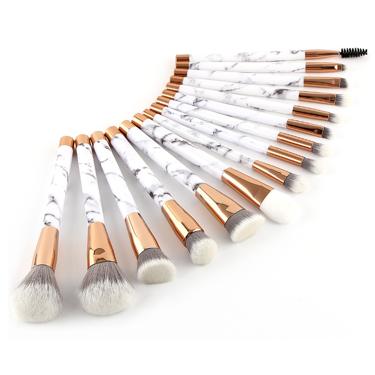 11 sets marble makeup brush