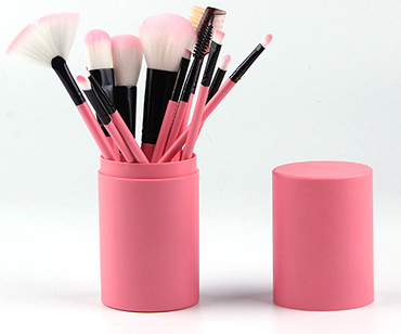 12 set makeup brushes