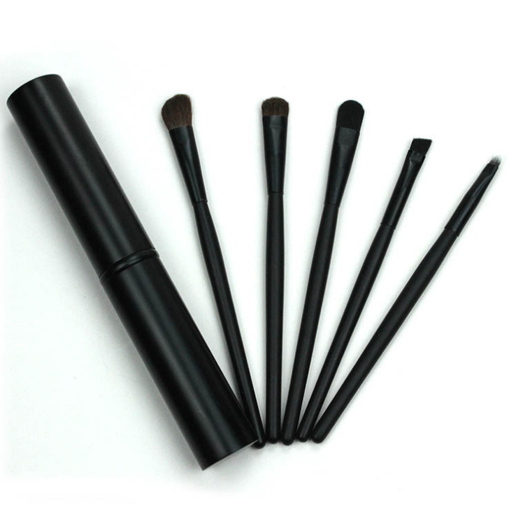 JetSetGlow 5-Piece Travel-Ready Mini Eye Makeup Brush Set