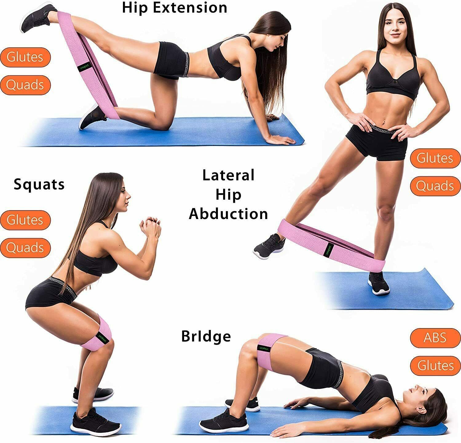 Legs & Butt Workout Exercise Band