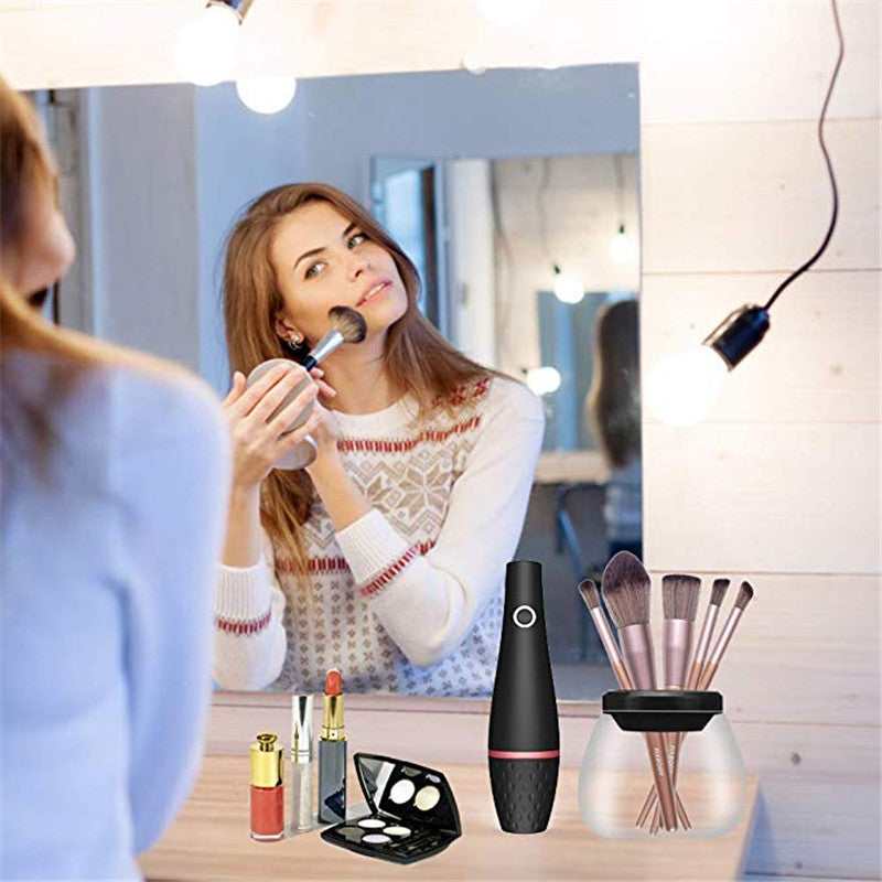 SparkleClean Electric Makeup Brush Cleaner