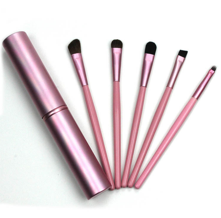 JetSetGlow 5-Piece Travel-Ready Mini Eye Makeup Brush Set