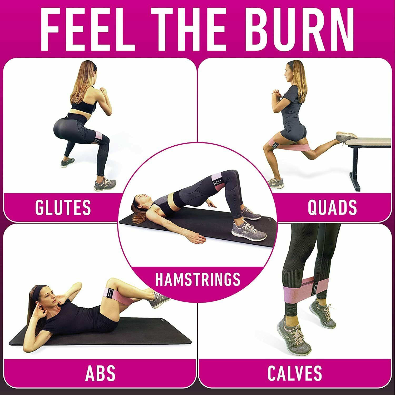 Legs & Butt Workout Exercise Band